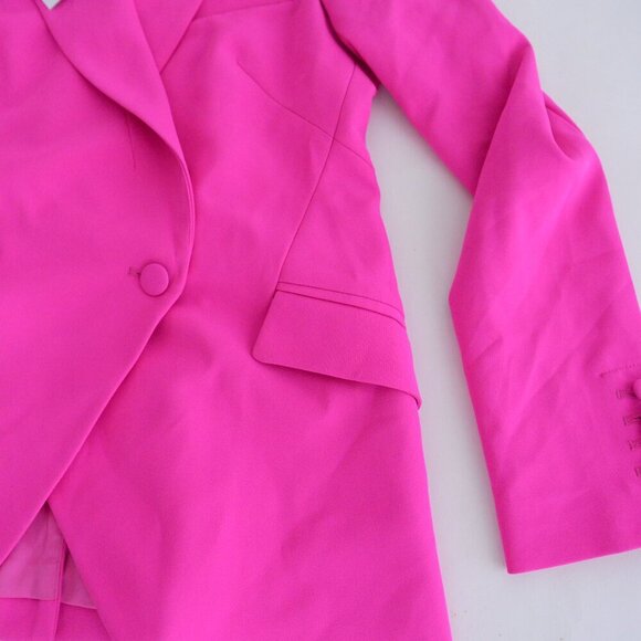 Generation Love New York Goldie Magenta Pink Single Button Blazer S - Picture 6 of 12